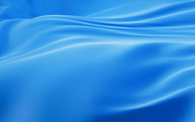 Flowing cloth background, 3d rendering.