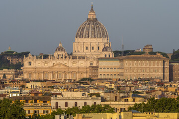 Fototapeta na wymiar Vatican view from Pincio Hill