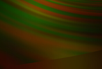 Dark Yellow vector glossy abstract backdrop.