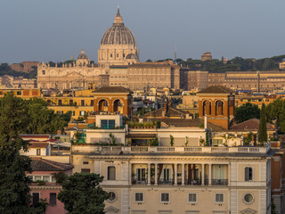 Fototapeta na wymiar Vatican view from Pincio Hill