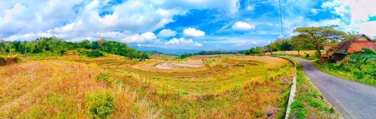 panorama of the hills of region