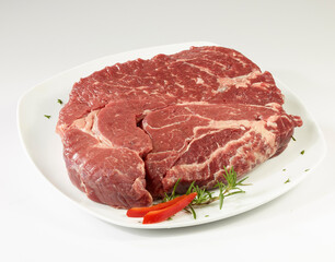 MEAT RAW FOOD STEAK BEEF FILLET VEAL BARBECUE 