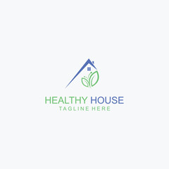Healthy logo design icon tamplate