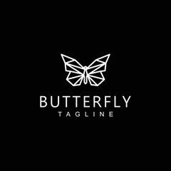 Butterfly logo design icon tamplate