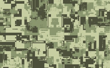 Retro background with grunge, dot or cube textures.