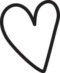 Love Heart Doodle Icon