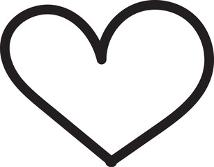 Love Heart Doodle Icon