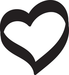 Love Heart Doodle Icon