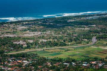 view of south beach yogyakarta indonesia