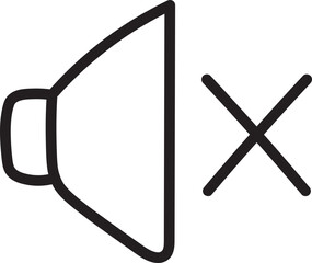 sound volume doodle icon