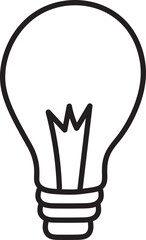 hand drawn lamp icon