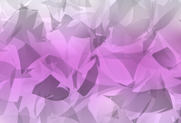 Light Pink vector background with abstract polygonals.