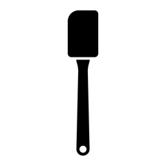 Spatula icon with black style that is suitable for your modern business