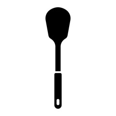 Spatula icon with black style that is suitable for your modern business