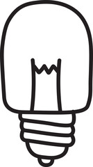 lamp doodle icon