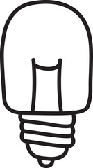 lamp doodle icon