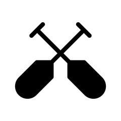 Paddle Icon Vector Symbol Design Illustration