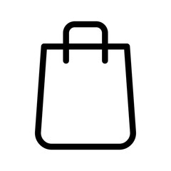 Shopping Bag Icon Vector Symbol Design Illustration