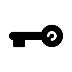 Key Icon Vector Symbol Design Illustration