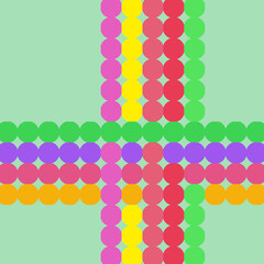 colorful striped abstract background. Polka dots rainbow illustration. Multi-colored stripes for wallpaper, backgrounds, wrapping paper, backdrops, posters, etc.