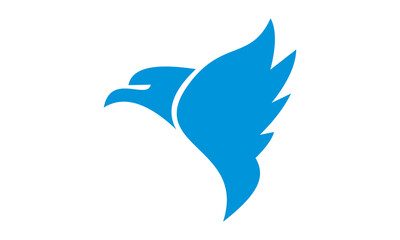 blue eagle logo illustration