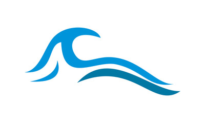 sea water wave logo