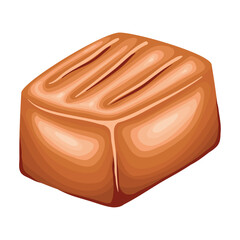 sweet caramel cube
