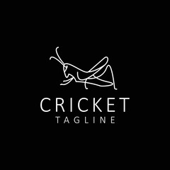 Cricket logo design icon tamplate