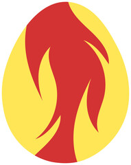 egg textured illustration