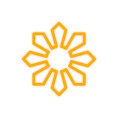 light neon signboard