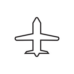 Graphic flat plane icon for your design and website