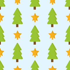 Pattern of their Christmas tree and yellow star