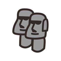 モアイ像のアイコン