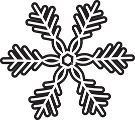 snow icon vector