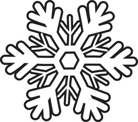 snow icon vector