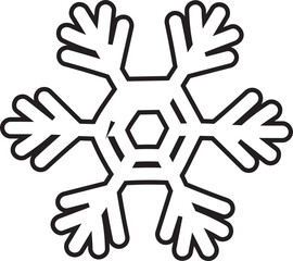 snow icon vector
