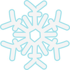 snow icon vector