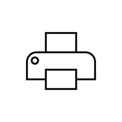 Graphic flat print icon for your design and website