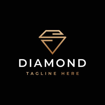 letter S diamond logo design