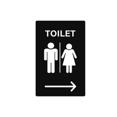 wc toilet door plate icons. men and women sign for restroom. 