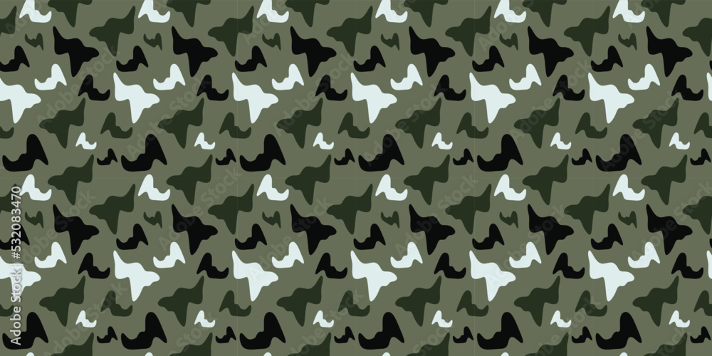 Poster camo background army abstract modern vector military background fabric textile print tampon. seamles