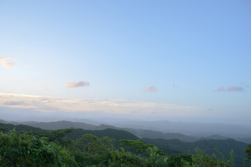 清々した耳納の朝