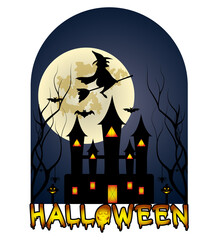 Halloween T-shirt Design Vector Illustration