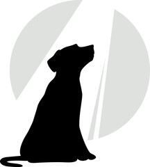 Dog Heaven Light Icon Illustration