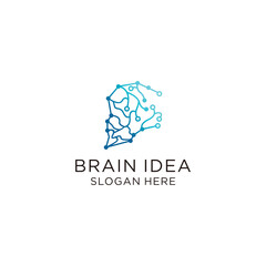 Brain logo icon vector image