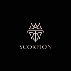Scorpion logo icon vector image