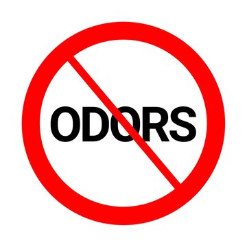 Forbidden Sign, Anti Odors Sign Icon