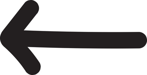 arrow hand drawn icon