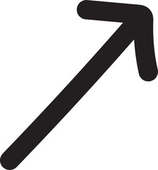 arrow hand drawn icon