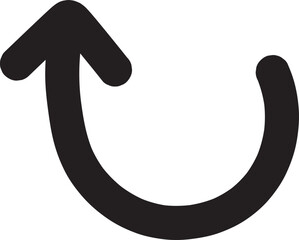 arrow hand drawn icon